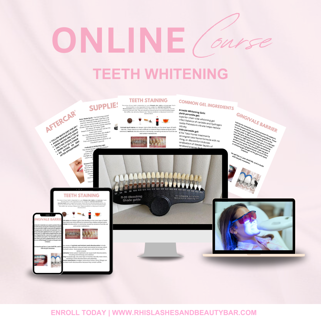 ONLINE TEETH WHITENING COURSE