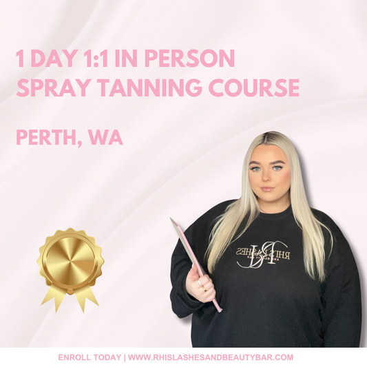 1:1  1 DAY BEGINNER SPRAY TAN COURSE