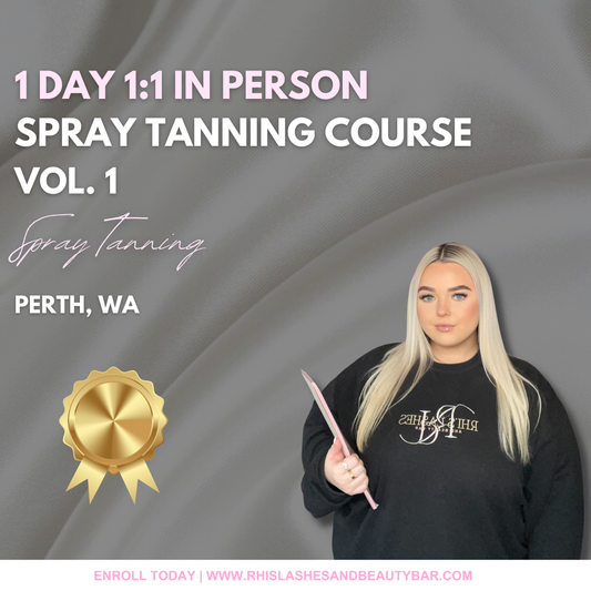 1:1  1 DAY BEGINNER SPRAY TAN COURSE