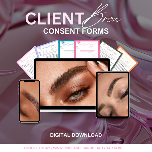 DIGITAL BROW CLIENT CONSENT FORMS | editable