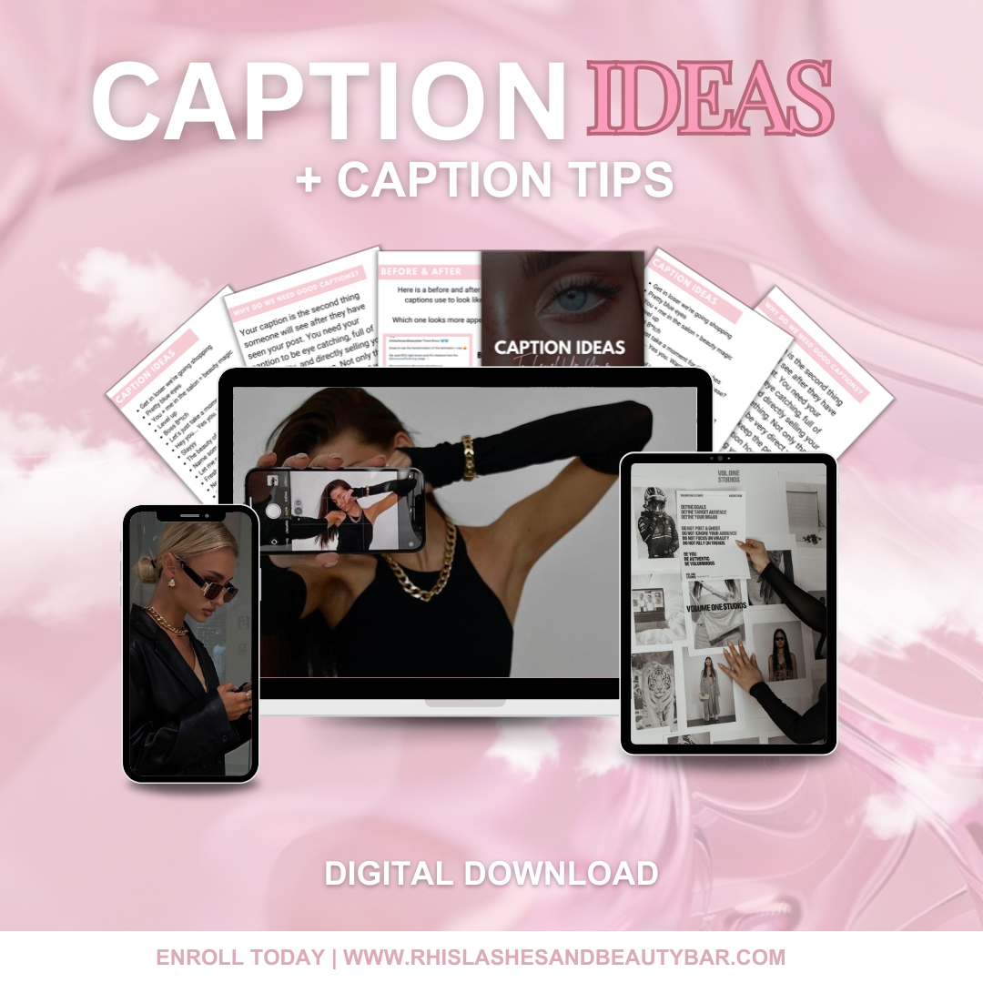 CAPTION IDEAS + CAPTION TIPS & TRICKS EBOOK