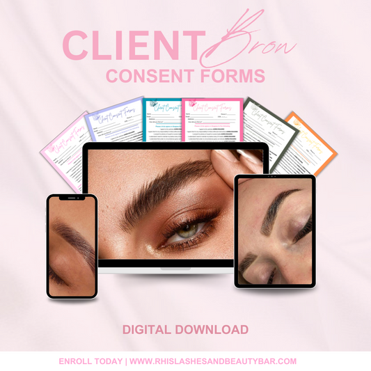 DIGITAL BROW CLIENT CONSENT FORMS | editable