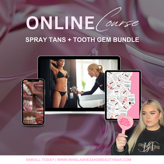 SPRAY TAN + TEETH WHITENING ONLINE COURSE BUNDLE