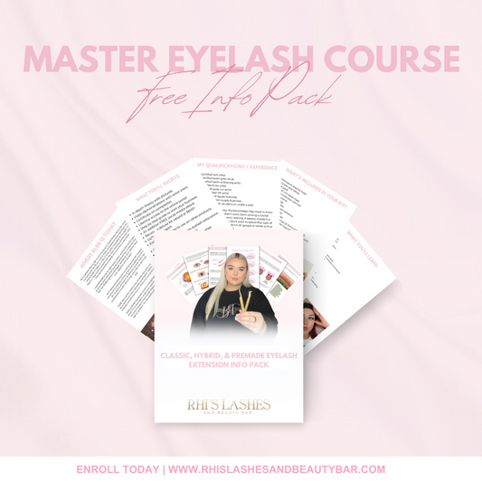 INFO PACK CLASSIC, HYBRID + PREMADE EYELASH EXTENSION COURSE