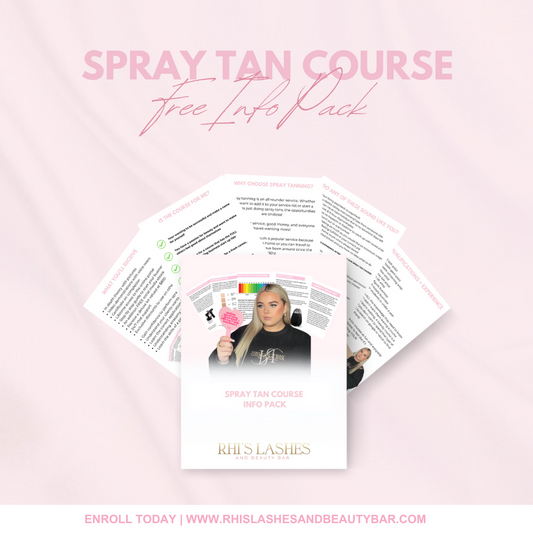 INFO PACK BEGINNER SPRAY TAN COURSE