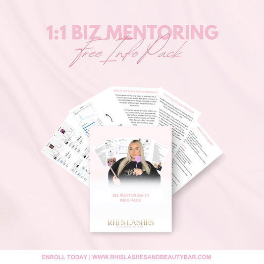 INFO PACK 1:1 BUSINESS MENTORING