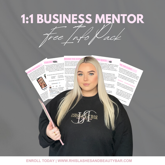 INFO PACK 1:1 BUSINESS MENTORING