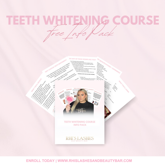 INFO PACK TEETH WHITENING COURSE